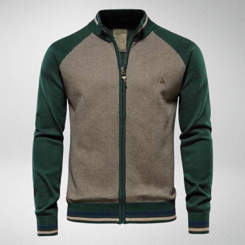 Ian | Men's Stylish Striped Knit Cardigan for Winter