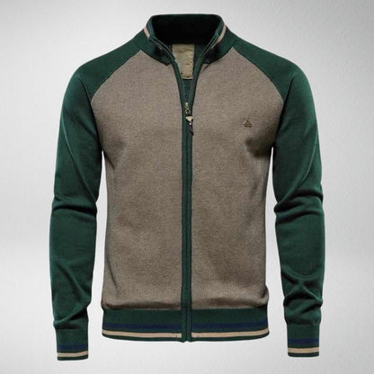Ian | Men's Stylish Striped Knit Cardigan for Winter