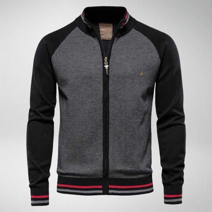 Ian | Men's Stylish Striped Knit Cardigan for Winter