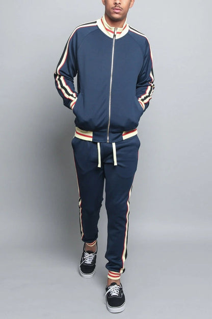 Ross | Men's Striped Tracksuit Set
