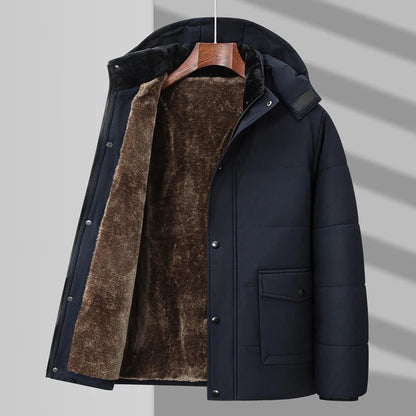 Max | Men's Cosy Fur-Lined Insulated Puffer Jacket for Winter