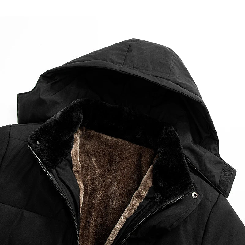 Max | Men's Cosy Fur-Lined Insulated Puffer Jacket for Winter