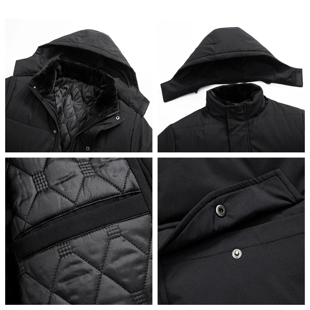 Max | Men's Cosy Fur-Lined Insulated Puffer Jacket for Winter