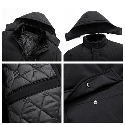 Max | Men's Cosy Fur-Lined Insulated Puffer Jacket for Winter