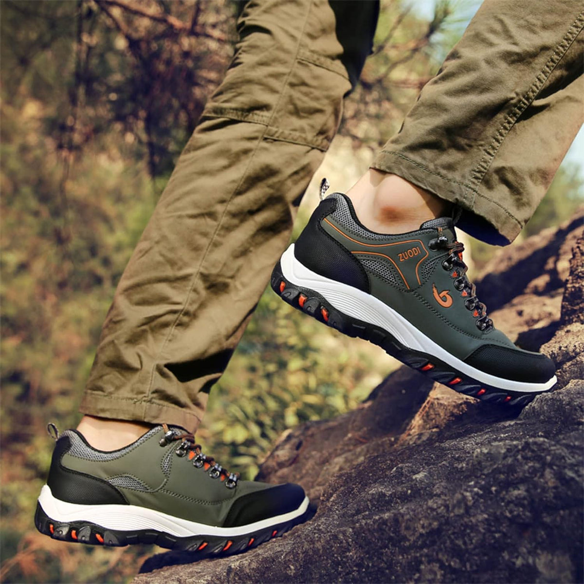 Patrick | Men's Water-Resistant Hiking Shoes with Durable Traction Sole