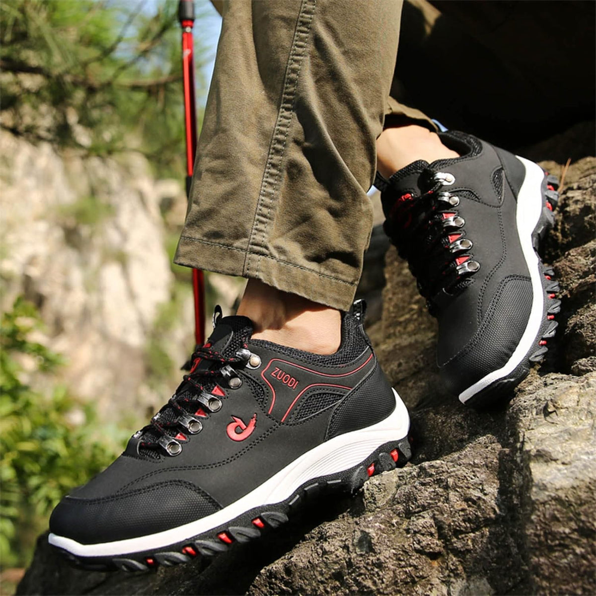 Patrick | Men's Water-Resistant Hiking Shoes with Durable Traction Sole