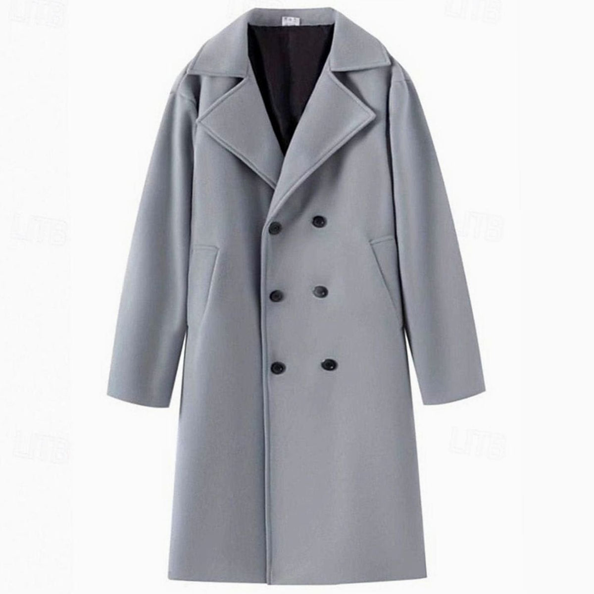 Harry | Men's Premium Wool Double-Breasted Tailored Long Overcoat for Winter