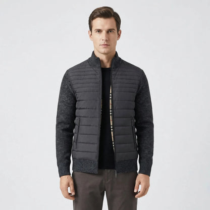 Henry | Men's Classic Zip-Up Jacket with Stand Collar