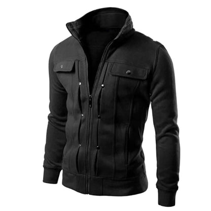 Charlie | Men's Stylish Zip-Up Jacket with Stand Collar