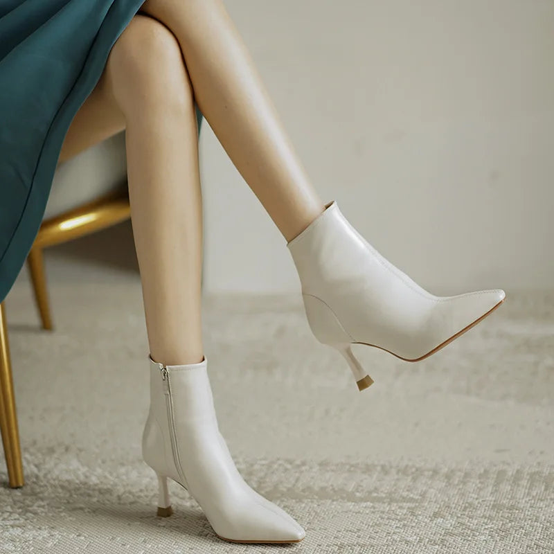Ellen | Stylish Orthopedic Pointed-Toe Boots