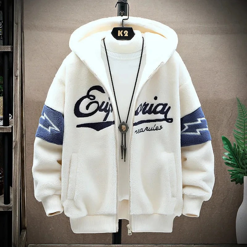 Nils | Men's Stylish Graphic Zip-Up Hoodie for Winter