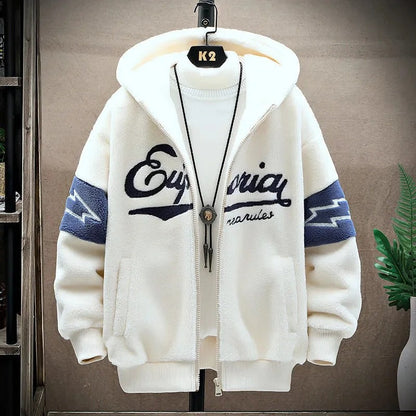 Nils | Men's Stylish Graphic Zip-Up Hoodie for Winter