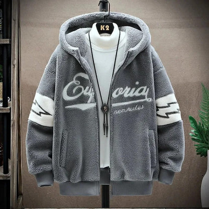 Nils | Men's Stylish Graphic Zip-Up Hoodie for Winter