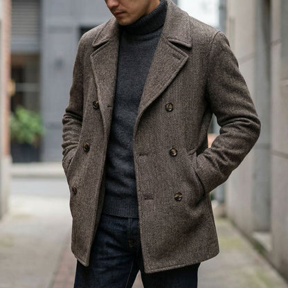 Finley | Men's Structured Wool Coat for Winter