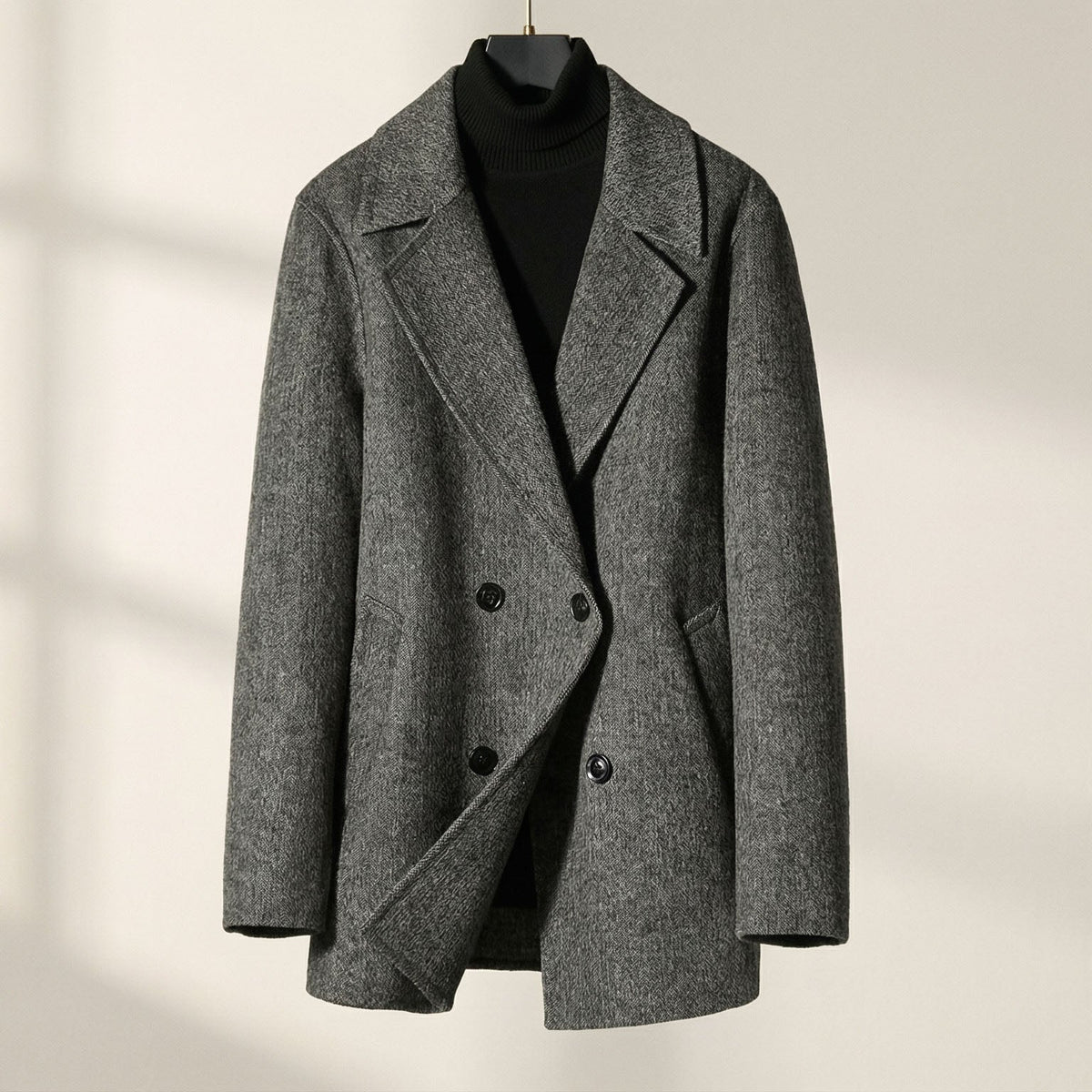Finley | Men's Structured Wool Coat for Winter