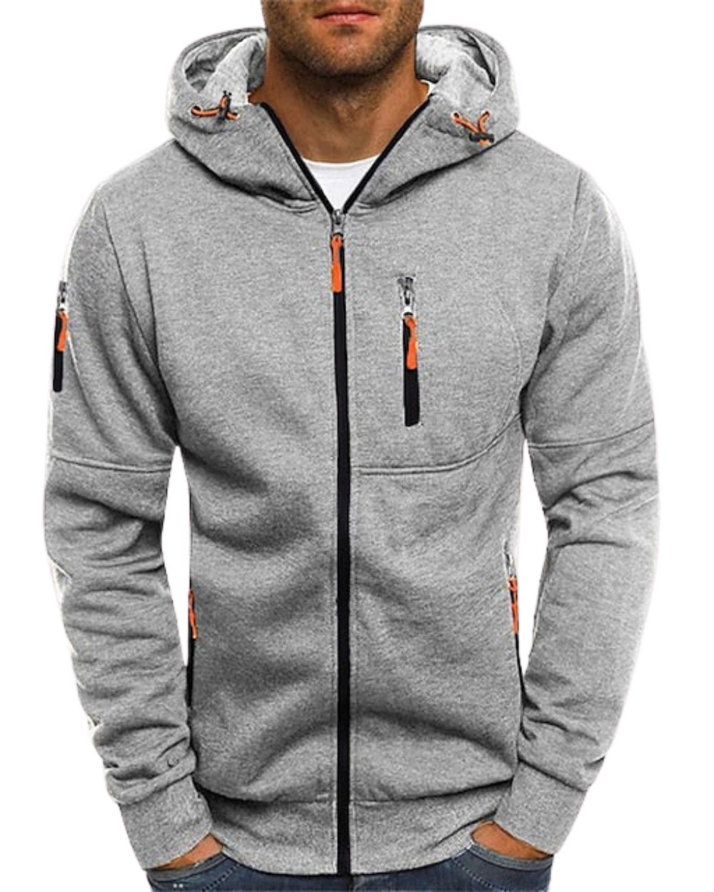 Oscar | Men's Fitted Hoodie with Spacious Front Pocket