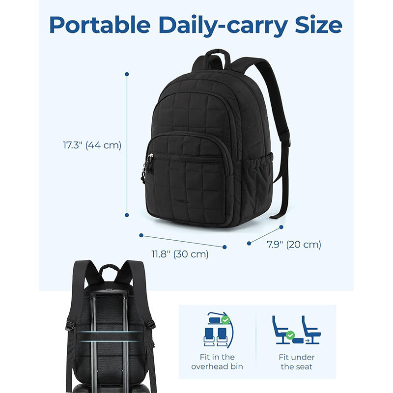 Padded Laptop Backpack with Spacious Multi-Compartment Design