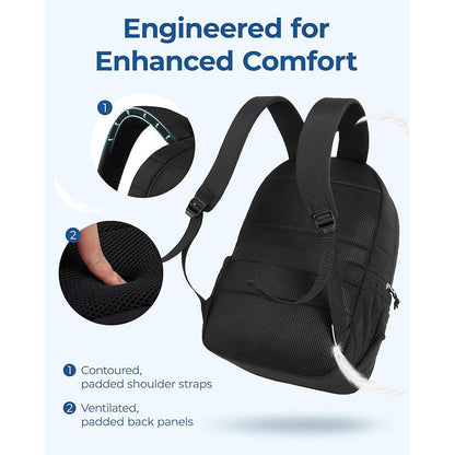 Padded Laptop Backpack with Spacious Multi-Compartment Design
