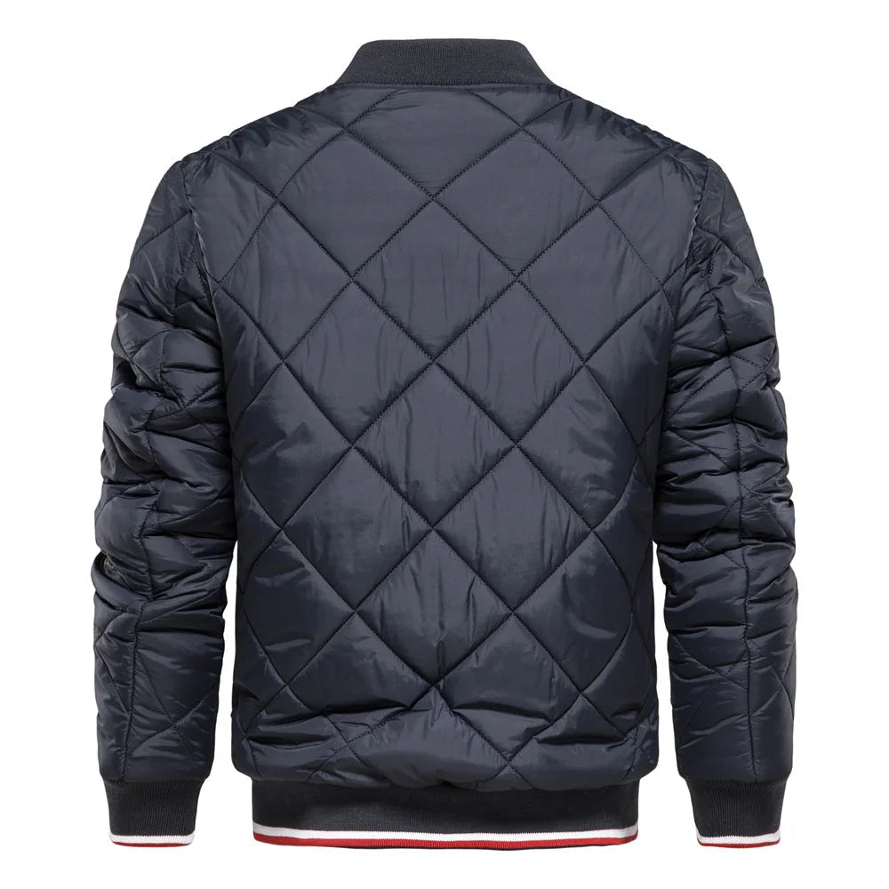 Paul | Men's Diamond-Quilted Bomber Jacket