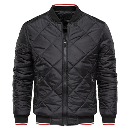 Paul | Men's Diamond-Quilted Bomber Jacket