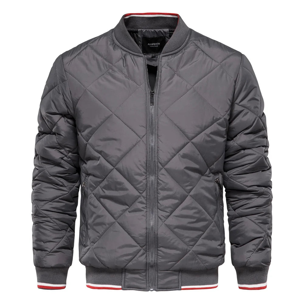Paul | Men's Diamond-Quilted Bomber Jacket
