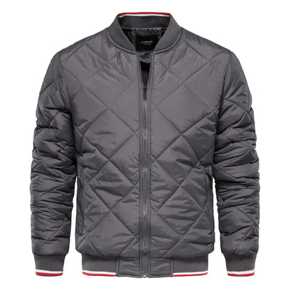 Paul | Men's Diamond-Quilted Bomber Jacket
