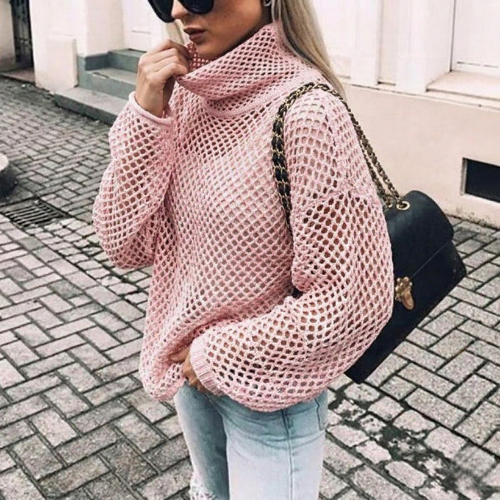Priscilla | Women's Oversized Chunky-Knit Turtleneck Jumper for Winter
