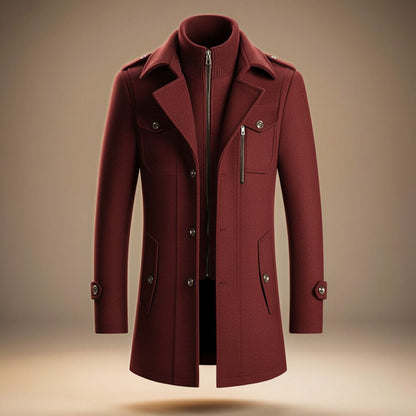 Callum | Pure Virgin Wool Coat for Winter