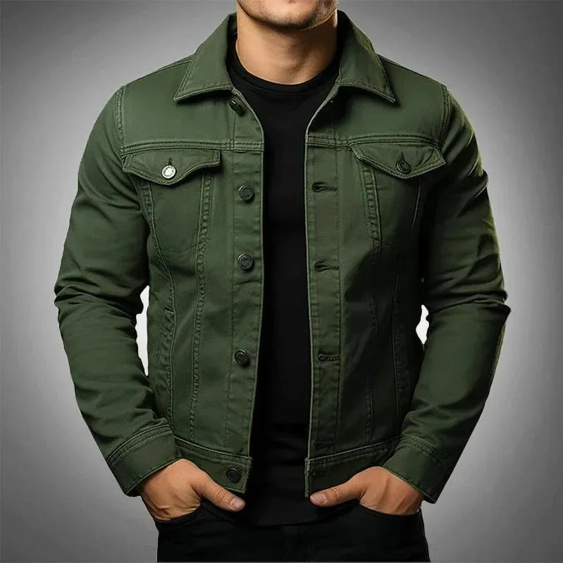 Charlie | Men's Durable 100% Cotton Denim Jacket