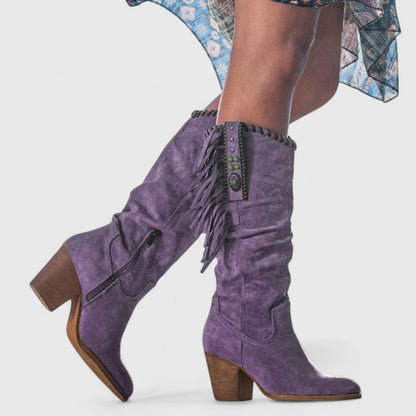Kayla | Stylish Orthopedic Fringe Boots