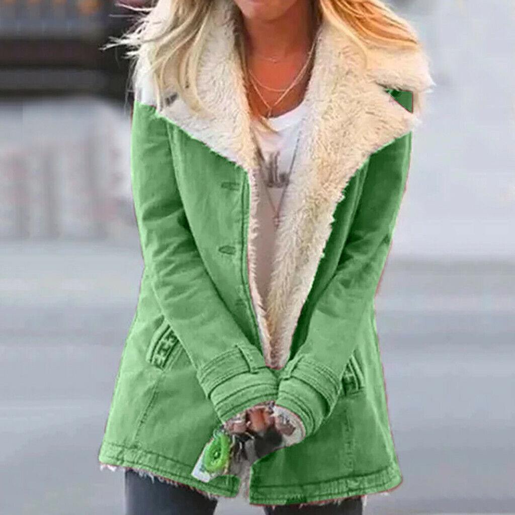 Loretta | Women's Stylish Button-Front Mid-Length Jacket