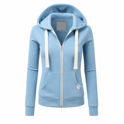 Sandy | Women's Fitted Zip-Up Hoodie for Winter