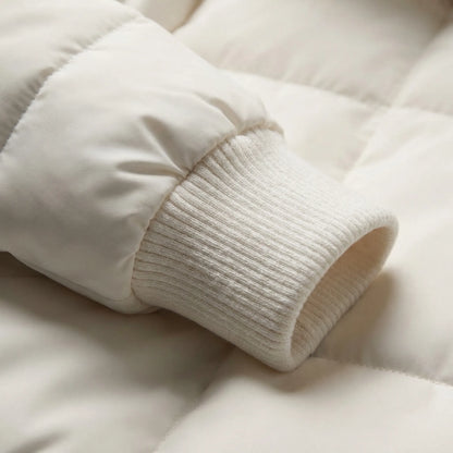 Stylish Short Hooded Quilted Winter Jacket