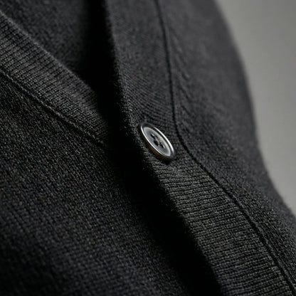 Slim-Fit Long-Sleeve Cardigan for Winter