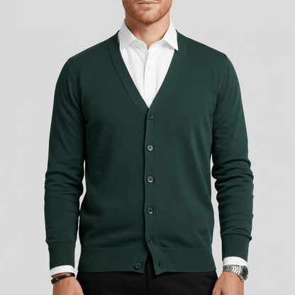 Elegant Slim-Fit Long-Sleeved Cardigan for Winter