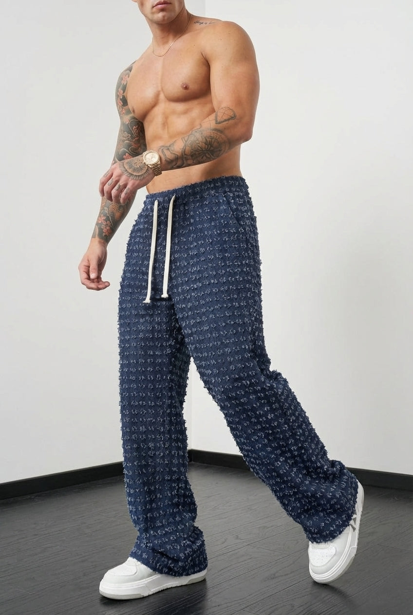 Veazie | Distressed Denim Trousers