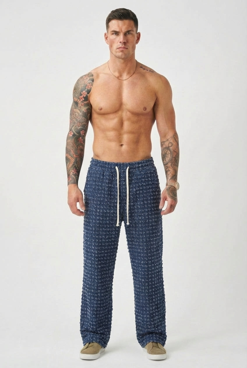 Veazie | Distressed Denim Trousers