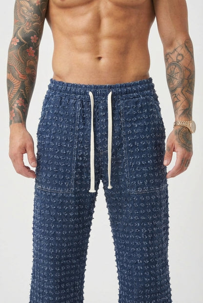 Veazie | Distressed Denim Trousers