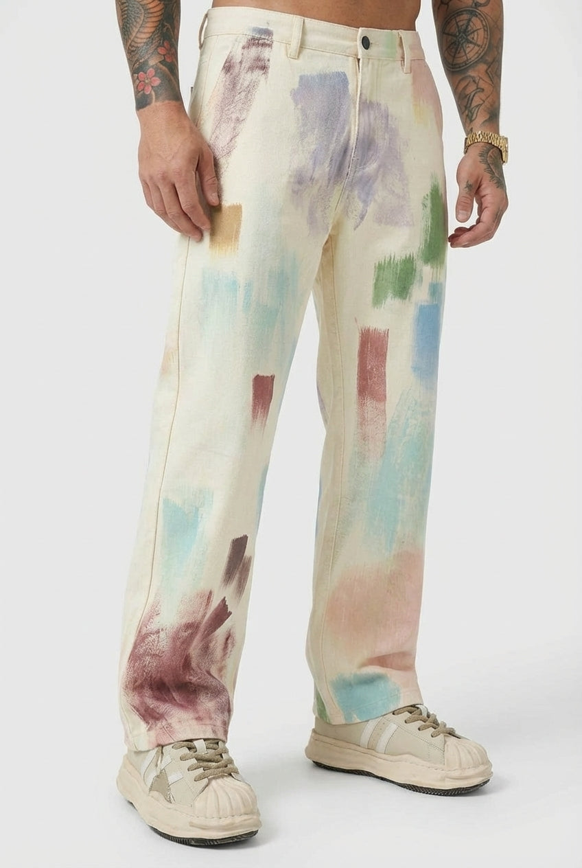 Avenir | Artistic Painted Trousers
