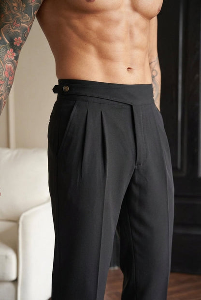 Lockhart Black Tailored Trousers