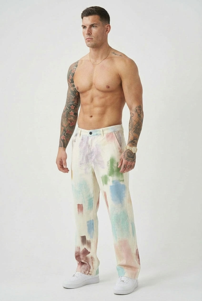 Avenir | Artistic Painted Trousers