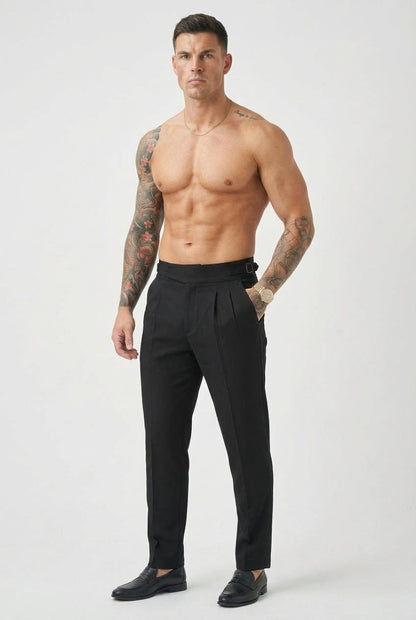 Lockhart Black Tailored Trousers