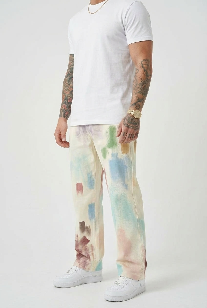 Avenir | Artistic Painted Trousers