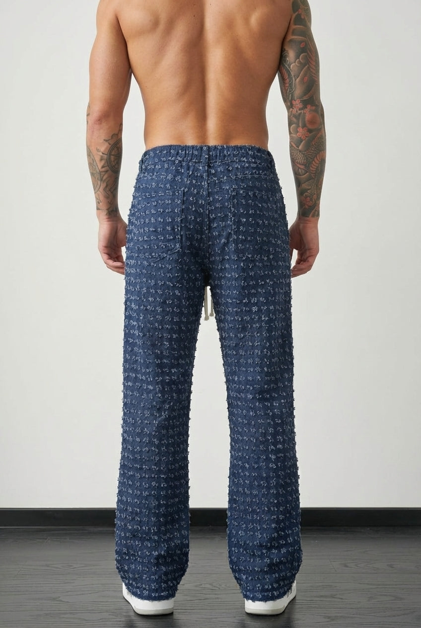 Veazie | Distressed Denim Trousers