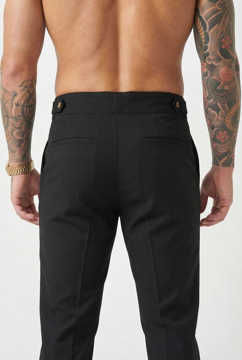 Lockhart Black Tailored Trousers