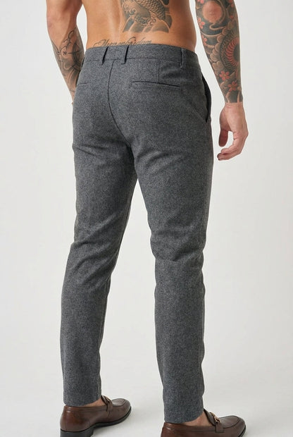Luca Slim-Fit Pants – Light Gray