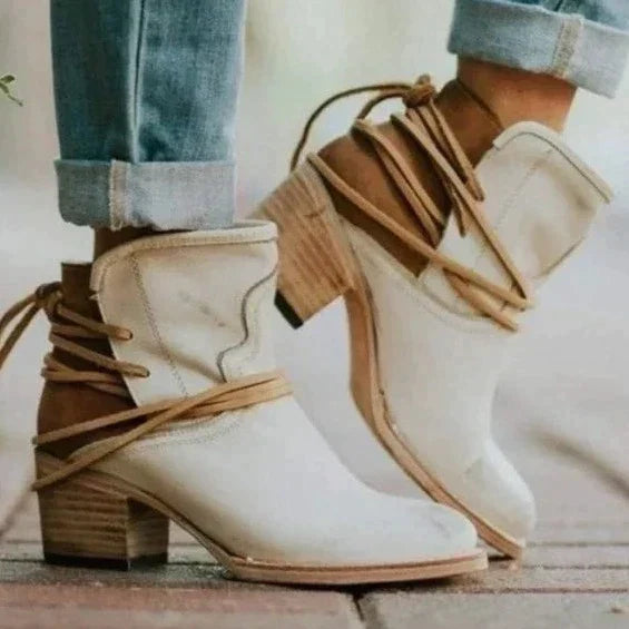 Millie | Women's Elegant Leather Ankle Boots