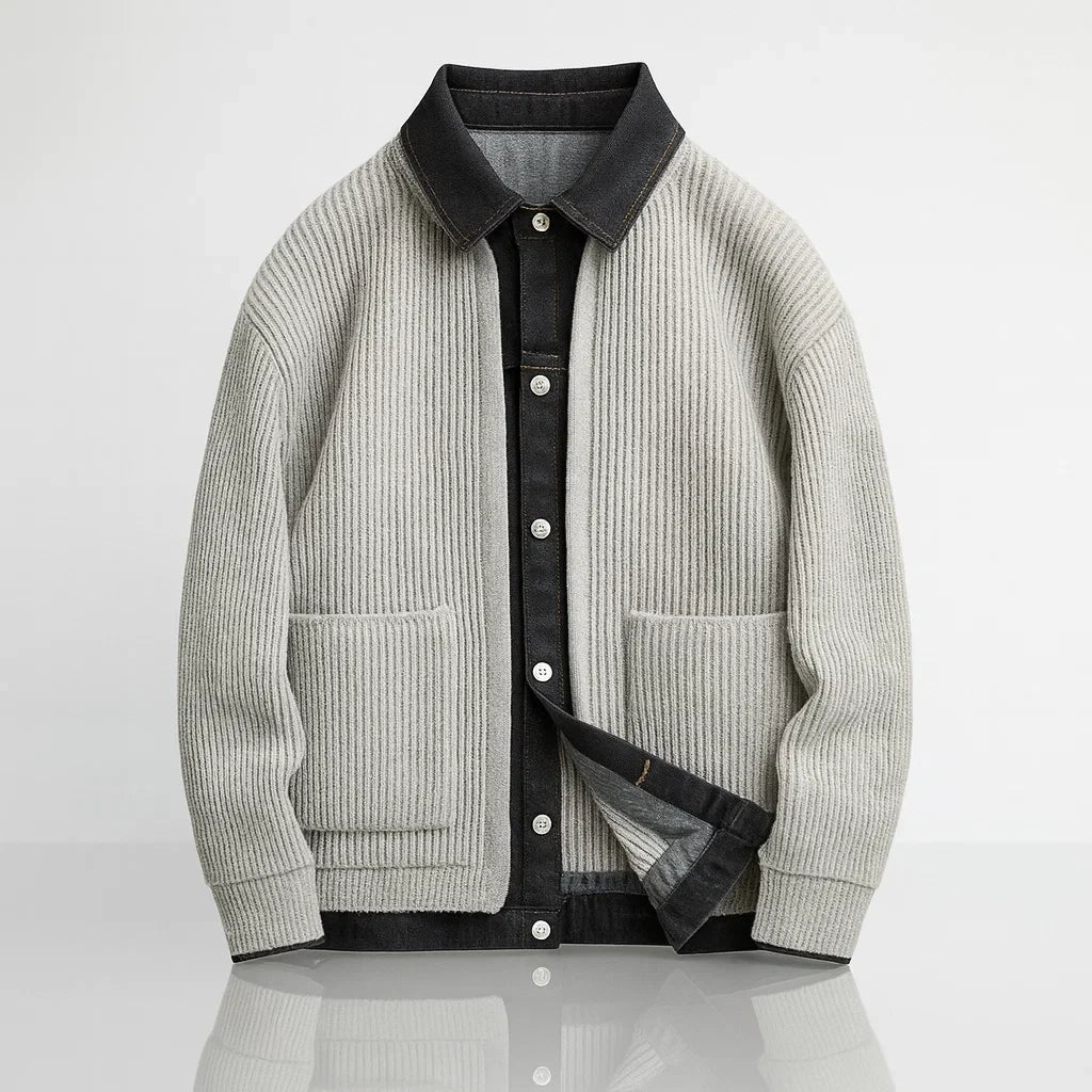 Samuel | Men's Premium Merino Wool Cardigan Jacket for Winter