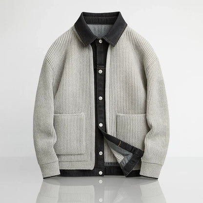 Samuel | Men's Premium Merino Wool Cardigan Jacket for Winter