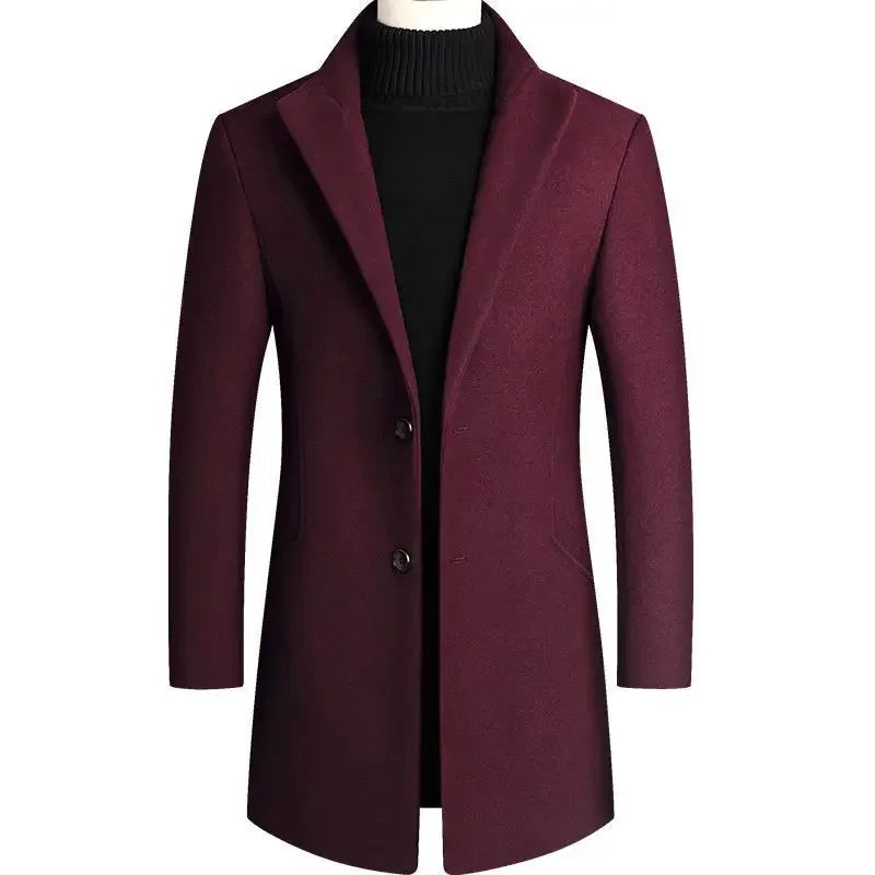 Thomas | Sophisticated Slim-Fit Wool Coat for Winter